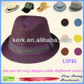 LSP46 Ningbo Lingshang 2014 mais novo tecido 100% papel Straw Hat